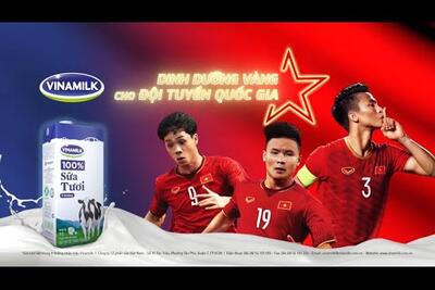 VINAMILK – DINH DƯỠNG VÀNG CHO ĐỘI TUYỂN QUỐC GIA – VƯƠN CAO VIỆT NAM