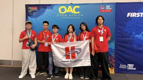 Học sinh Hanoi Academy tỏa sáng tại đấu trường Robotics Quốc tế
