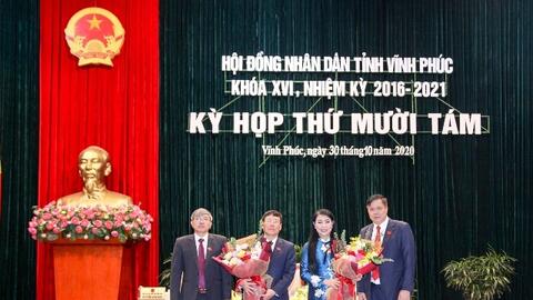Ông Lê Duy Thành trở thành tân Chủ tịch UBND tỉnh Vĩnh Phúc