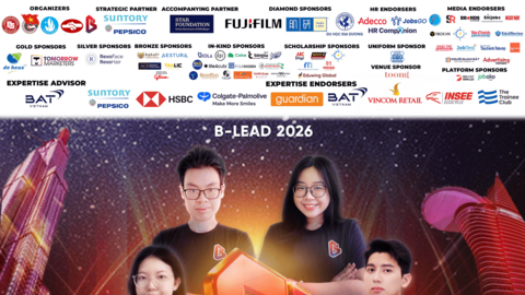 Cuộc thi B-LEAD 2026 chính thức mở bán vé Đêm Chung kết Grand Finale với chủ đề “Lead to Evolution”