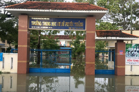 Gia Lai: Hơn 500 học sinh phải nghỉ học vì ngập lụt