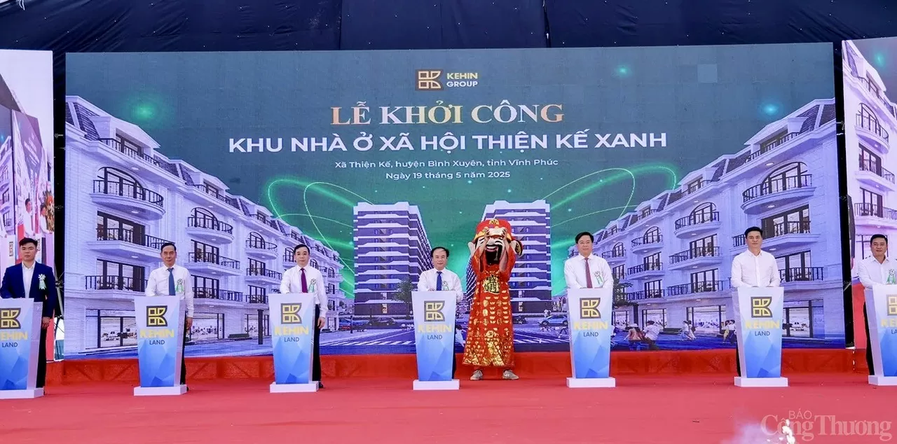 Vĩnh Phúc: Khởi công khu nhà ở xã hội Thiện Kế Xanh