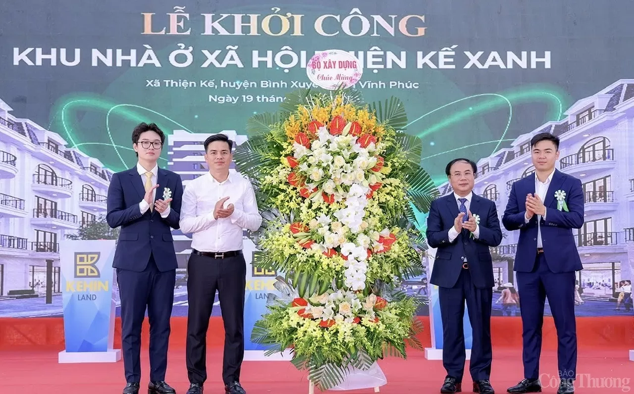 Vĩnh Phúc: Khởi công khu nhà ở xã hội Thiện Kế Xanh