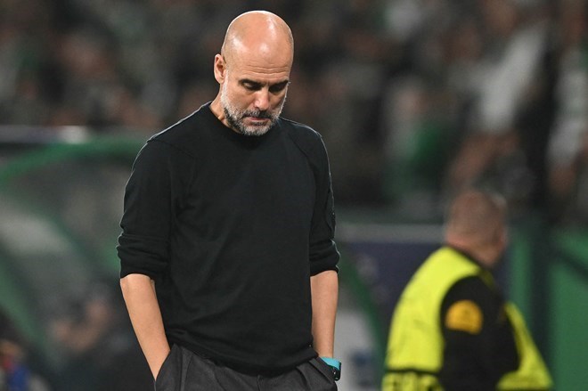 Guardiola còn rất nhiều việc phải làm với Man City.  Ảnh: AFP