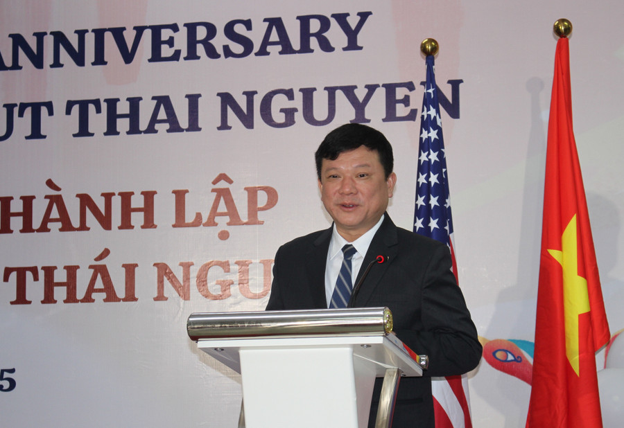 PGS.TS Hoàng Văn Hùng, Giám đốc Đại học Thái Nguyên phát biểu tại chương trình. 2.jpg