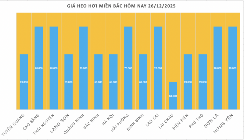 Giá heo hơi hôm nay 26/12/2025: Biến động trái chiều - 1