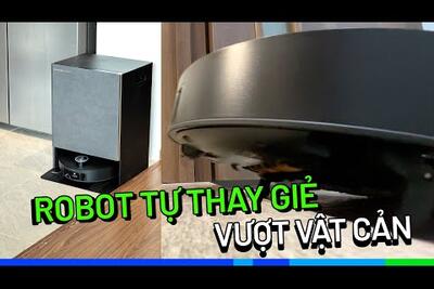 Robot hút bụi cho căn hộ cao cấp: Tự thay giẻ, tự vượt qua bậc thềm - Dreame Matrix10 Ultra