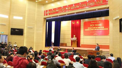 Thường trực Thành ủy đối thoại với người dân vùng ảnh hưởng môi trường từ Khu Liên hợp xử lý chất thải Sóc Sơn