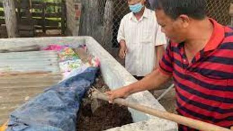 Giá phân bón tăng cao, nông dân Gia Lai tự ủ phân hữu cơ
