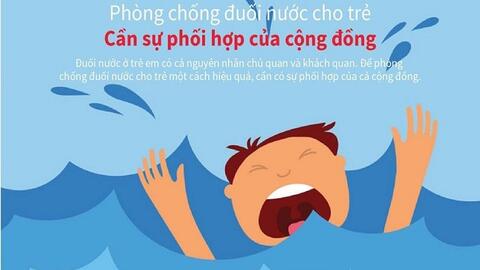 Cách phòng, chống đuối nước cho trẻ em