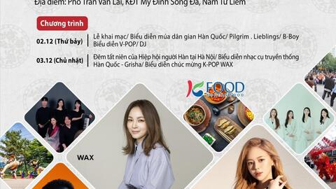 Liz Kim Cương diễn tại "Con đường văn hóa hữu nghị Việt - Hàn"
