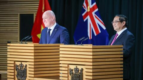Thủ tướng New Zealand: Việt Nam đã trở thành một con rồng với sự phát triển vượt bậc