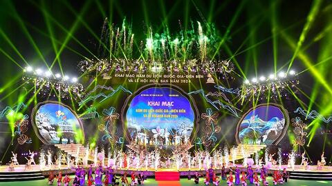 Hơn 80 nghìn lượt khách du lịch đến Điện Biên dịp khai mạc Năm Du lịch quốc gia 2024