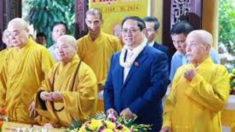 Thủ tướng Phạm Minh Chính chúc mừng Đại lễ Phật đản Phật lịch 2568