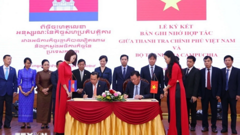 Thúc đẩy hợp tác giữa Thanh tra Chính phủ Việt Nam và Bộ Thanh tra Campuchia