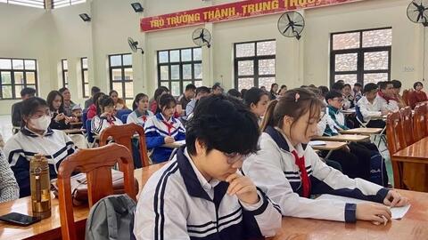 30 thí sinh huyện Chiêm Hóa dự thi ‘Tài năng tiếng Anh’ học sinh THCS cấp huyện