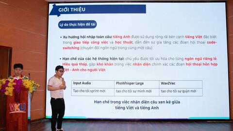 Tìm kiếm và tôn vinh ý tưởng sáng tạo của sinh viên VKU