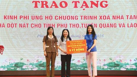 Ngân hàng Nhà nước Việt Nam hỗ trợ xóa nhà dột nát cho tỉnh Phú Thọ, Lào Cai, Tuyên Quang