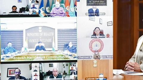 Thủ tướng Ấn Độ chủ trì cuộc họp cấp cao về tình hình Covid-19