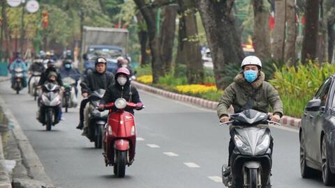 Thời tiết ngày 25/1: Hà Nội trời ấm nhưng có mưa