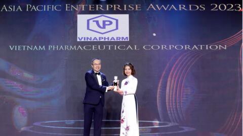 Vinapharm tự hào nhận giải thưởng doanh nghiệp xuất sắc Châu Á