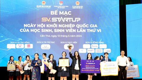 Học sinh Hà Nội đoạt 7 giải thi ý tưởng khởi nghiệp quốc gia