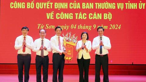 Ông Lưu Đình Thực giữ chức Bí thư Thành ủy thành phố Từ Sơn