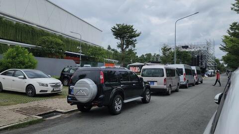 Lực lượng chức năng đang có mặt tại Công ty Cổ phần VNG