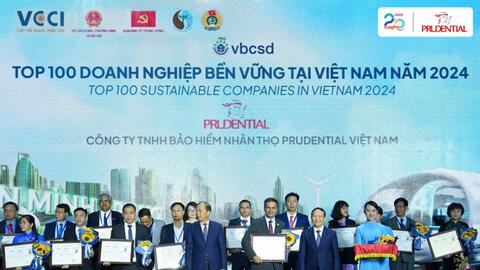 Prudential Việt Nam giữ vững vị thế doanh nghiệp bền vững và kinh doanh có trách nhiệm