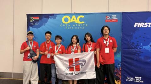 Học sinh Hanoi Academy tỏa sáng tại đấu trường Robotics Quốc tế