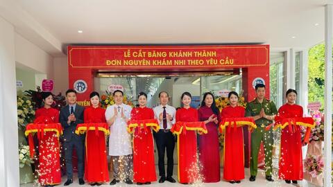 Khánh thành Khu nguyên khám Nhi theo yêu cầu