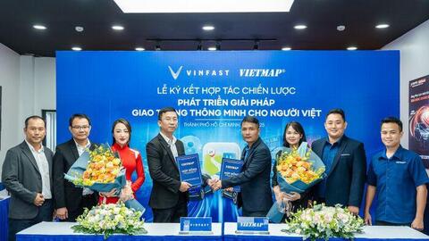VinFast và Vietmap ký kết hợp tác chiến lược, phát triển các giải pháp giao thông thông minh cho người Việt
