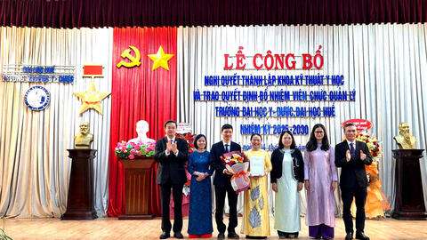 Thành lập Khoa Kỹ thuật Y học thuộc Trường Đại học Y Dược Huế