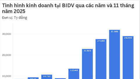 BIDV ước lãi hơn 29.000 tỷ đồng sau 11 tháng