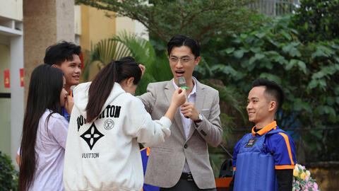 Học sinh Lào Cai tham gia hoạt động ngoại khóa về phòng chống bạo lực học đường