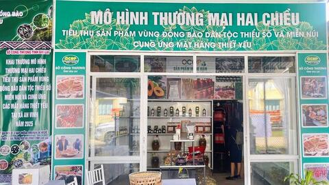 Gia Lai: Khai trương mô hình thương mại hai chiều vùng cao