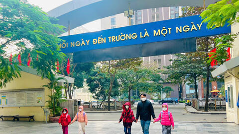 Trường học lùi thời gian vào lớp vì thời tiết lạnh sâu