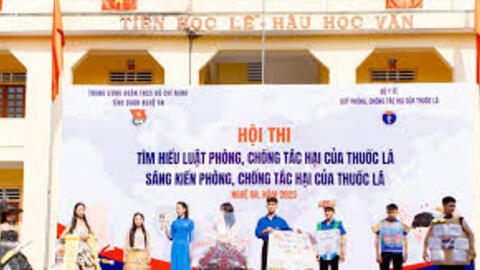 Xây dựng trường học không khói thuốc: Bền từ gốc