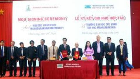 Trường ĐH Cửu Long ký kết hợp tác với Đại học Mahasarakham, Thái Lan