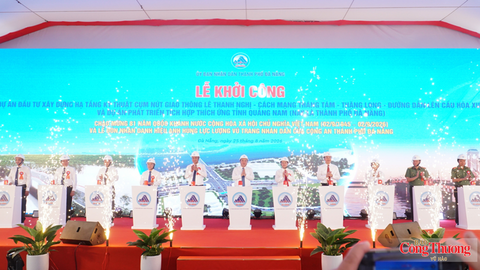 Đà Nẵng: Khởi công 2 dự án trọng điểm tổng đầu tư hơn 4.293 tỷ đồng