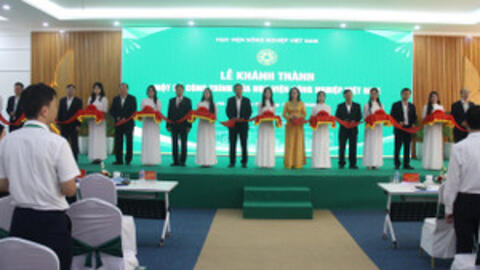 Học viện Nông nghiệp Việt Nam khánh thành 3 công trình ý nghĩa