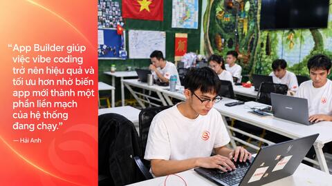 Vibe coding không dừng ở bản demo: App Builder RedAI biến ý tưởng thành hệ thống vận hành