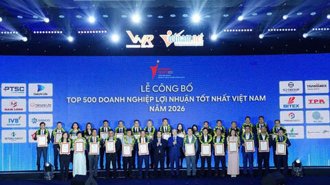 Vinh danh doanh nghiệp lợi nhuận tốt nhất và uy tín Việt Nam năm 2026