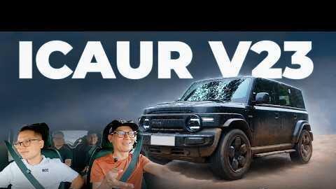 Icaur V23: Xe điện offroad đi onroad thì khác gì Jimny, Land Cruiser FJ?