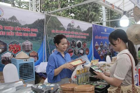 Cánh cửa đưa sản phẩm OCOP Cao Bằng ra thị trường lớn