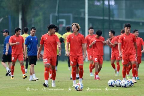 Đội hình dự kiến của U23 Việt Nam trong trận gặp U23 Indonesia