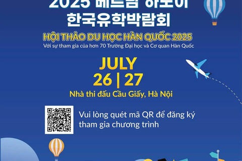 Hội chợ Du học Hàn Quốc 2025: Mở lối tương lai, kết nối tri thức toàn cầu