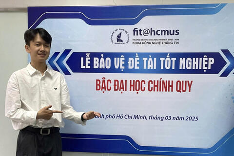 Hành trình bền bỉ của nam sinh ngành Trí tuệ nhân tạo