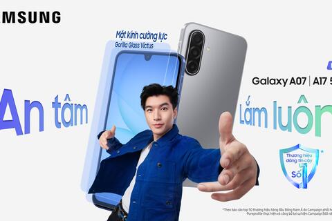 Samsung ra mắt Galaxy A17 và A07: Smartphone phổ thông nay đã có AI, camera 50 "chấm", giá từ 3.39 triệu