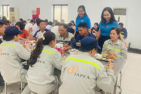 Công ty TNHH Japfa Comfeed Việt Nam tổ chức Bữa cơm Công đoàn cho 2.000 lao động